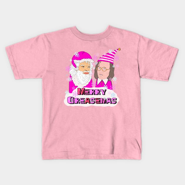 Merry Greasemas Kids T-Shirt by VultureVomitInc